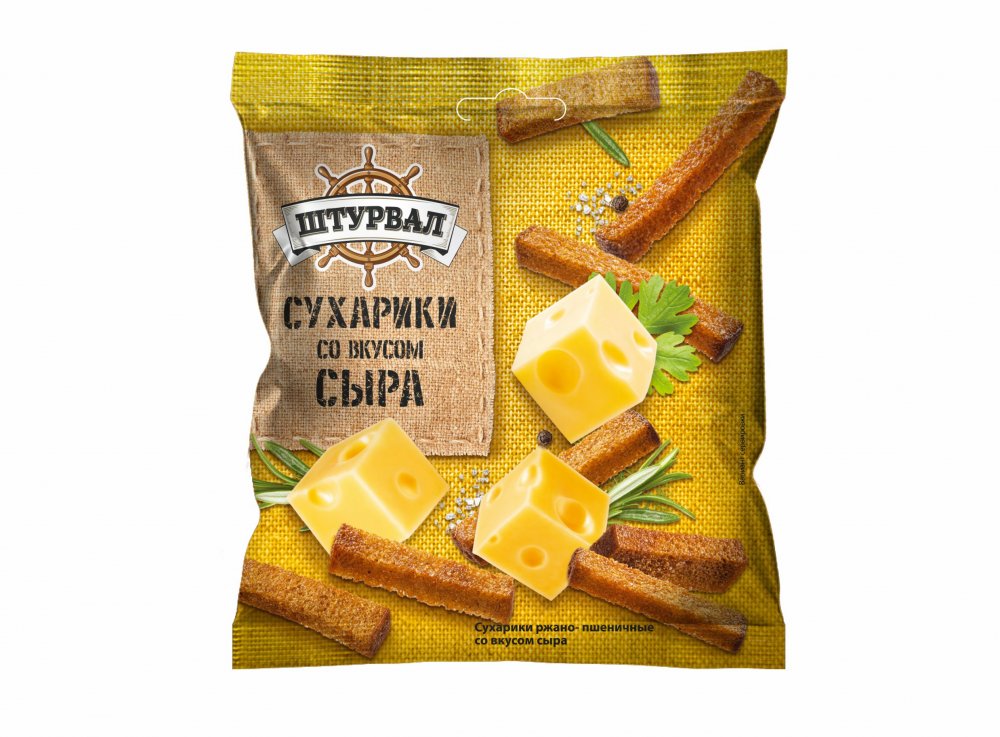Сухарики ржаные со вкусом сыра 40г