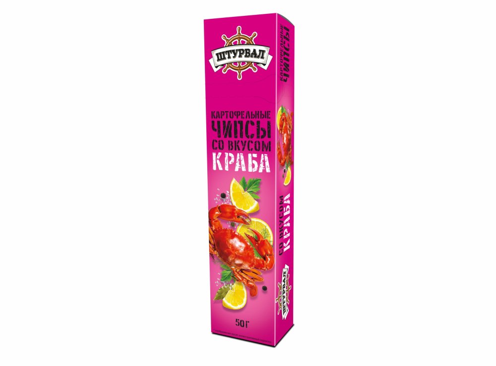 Картофельные пластинки с крабом 50г