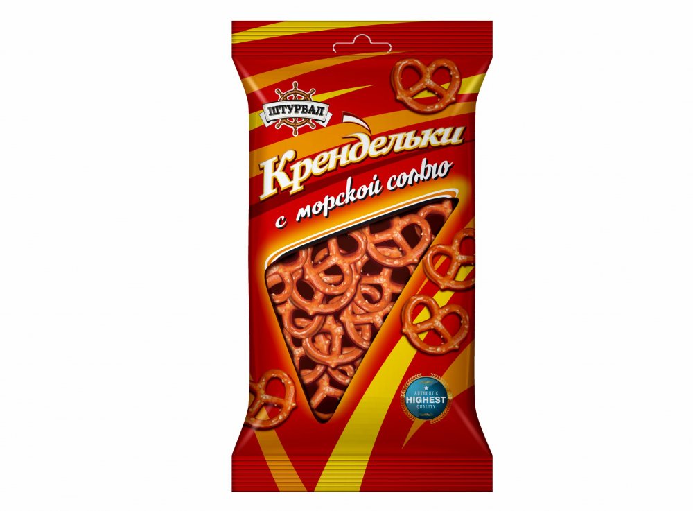 Крендельки с морской солью 40г