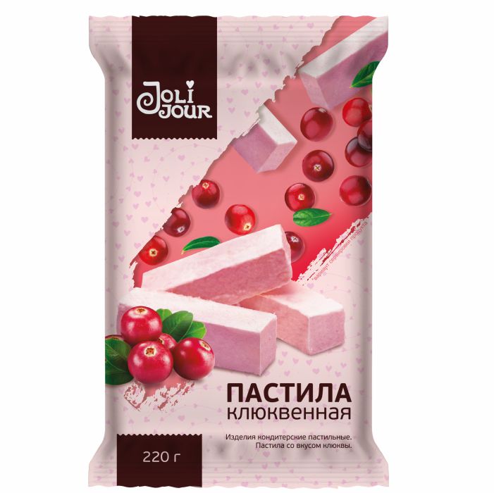 Пастила клюквенная 220г
