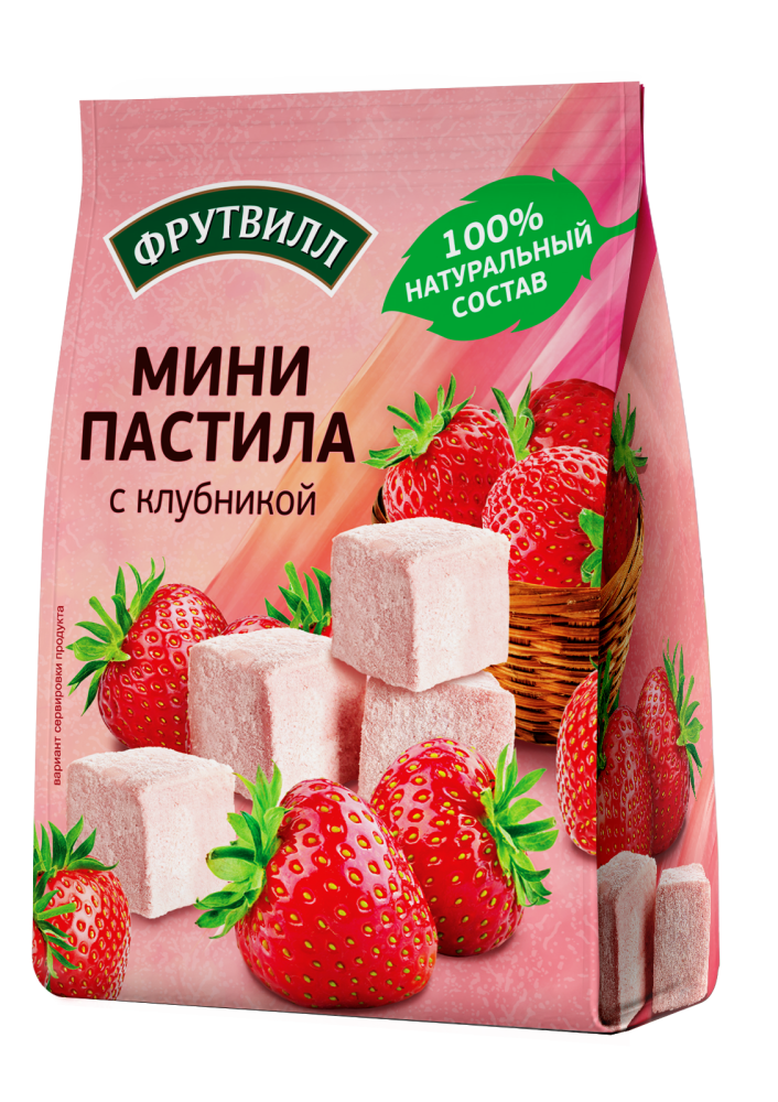 Мини пастила с клубникой 104г