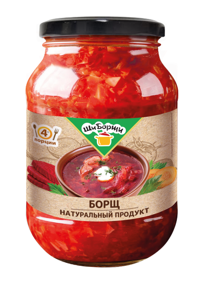 Борщ со свежей капустой 480г