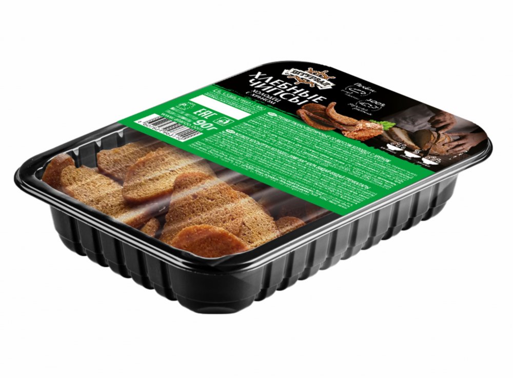 Хлебные чипсы с холодцом и хреном 90г