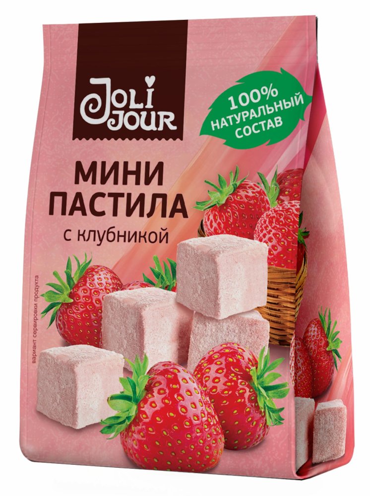 Мини пастила с клубникой 104г