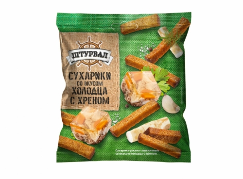 Сухарики ржаные со вкусом холодца c хреном 40г