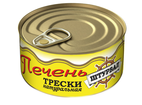 Печень трески натуральная 120г