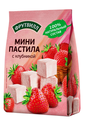 Мини пастила с клубникой 104г