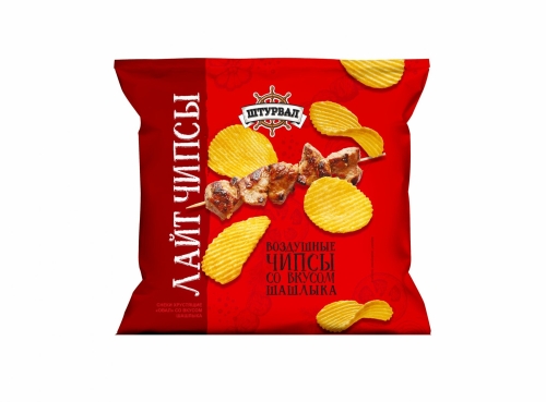 Чипсы Лайт со вкусом шашлыка 20г