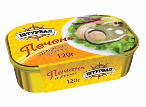 Печень трески club 120г